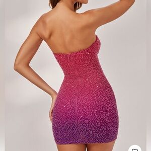 OH POLLY MINI EMBELLISHED DRESS